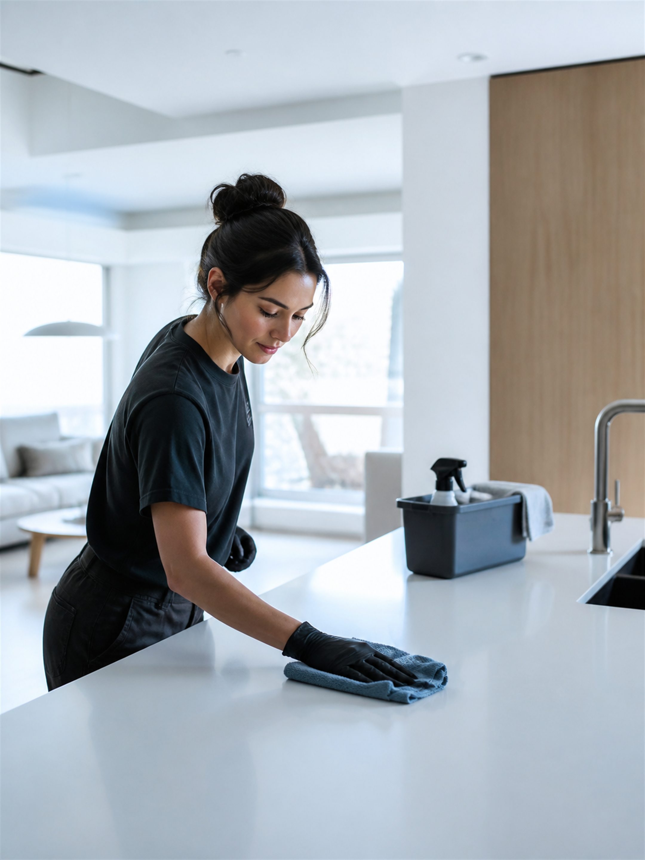 Example image of cleaning work