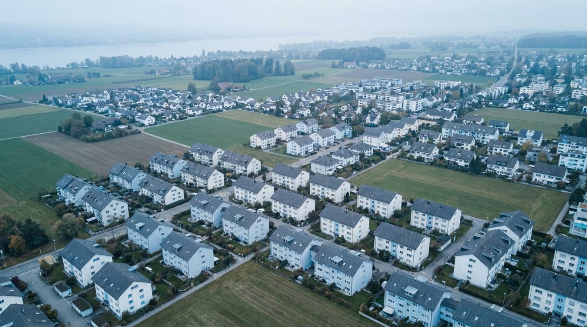 Siedlung in der Region Zürich